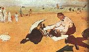 Edgar Degas At the Beach_z oil painting reproduction